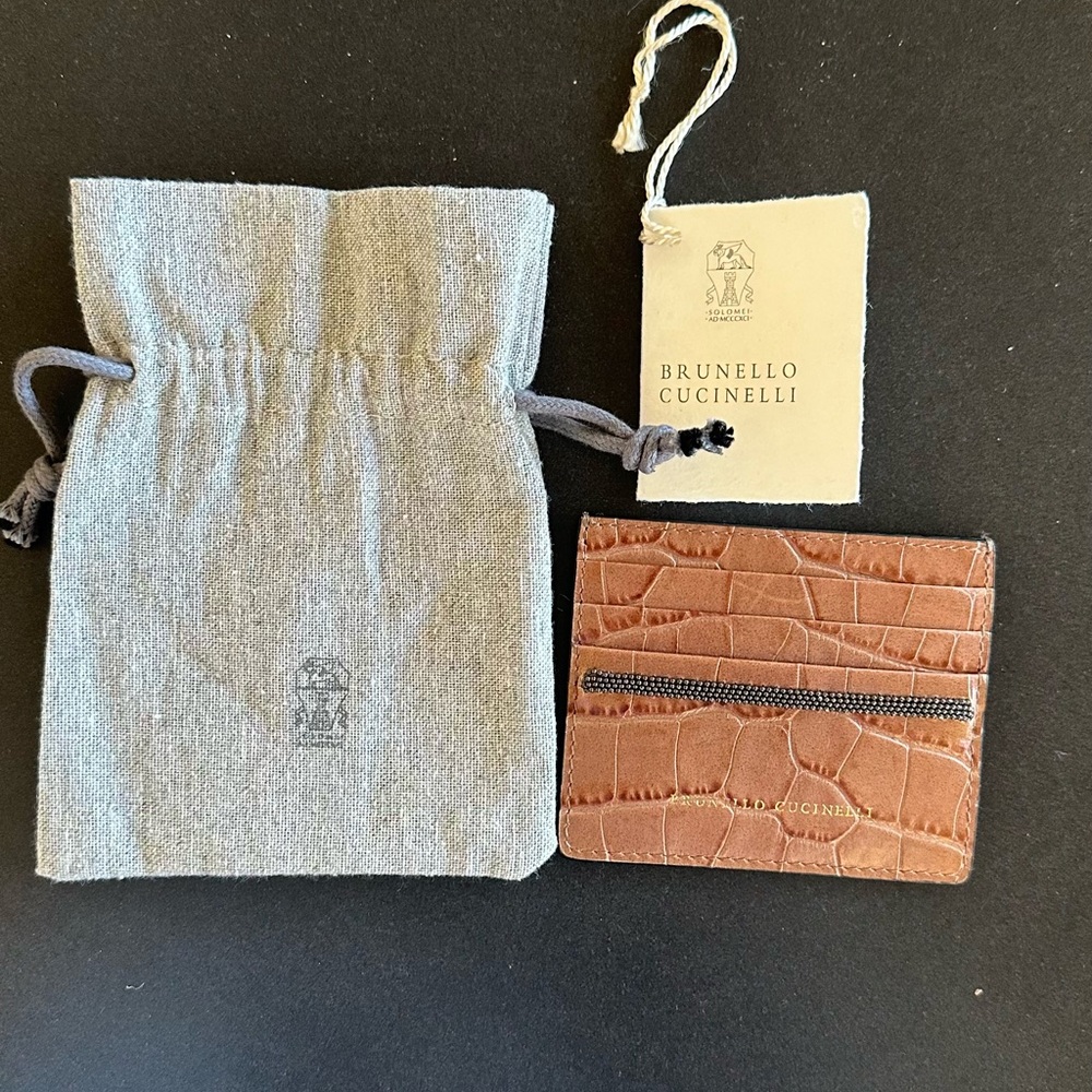 Brunello Cucinelli card case